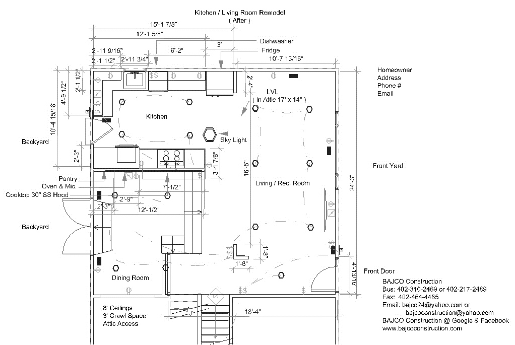 Stu & Denise Essman Kitchen-Living Room(Floor Plan)After
